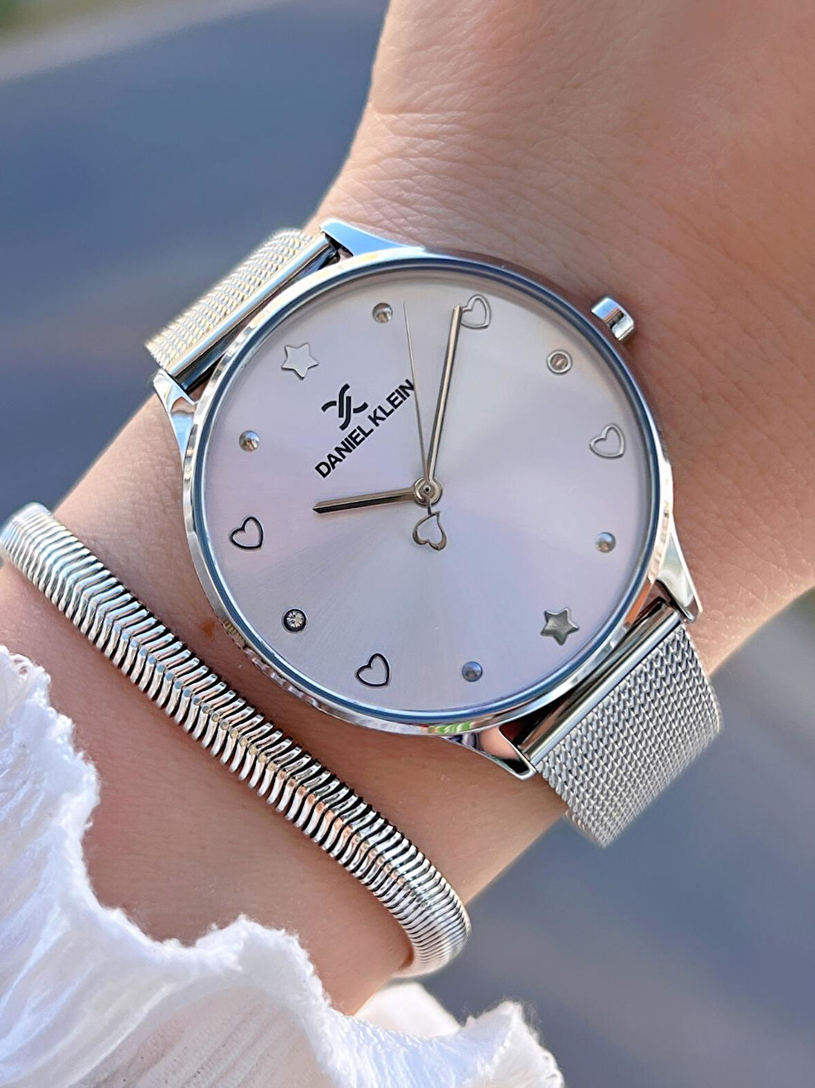 Daniel Klein Hasır Kordon 2 Yıl Garantili 3 Atm Suya Dayanıklı Kadın Kol Saati BDK.1.12789.1