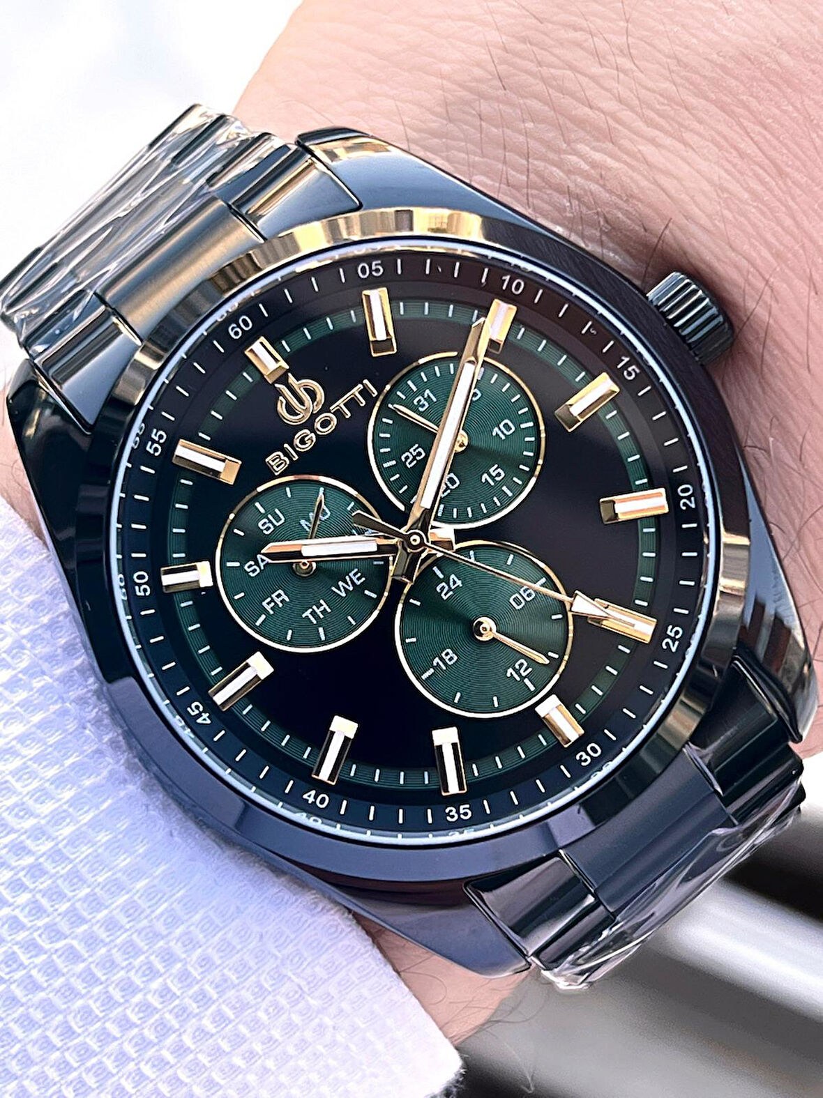 Bigotti Özel Kutulu Nişan Ve Damat Saati 2 Yıl Garantili İç Fonksiyonları Aktif Erkek Kol Saati XB05