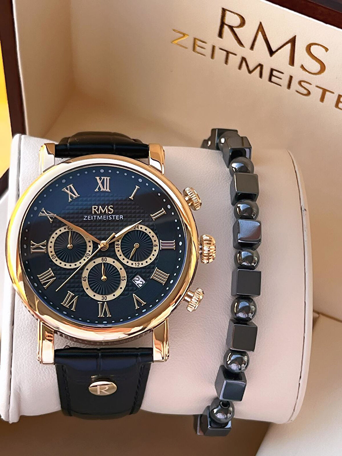 Romanson Deri Kordon İç Fonksiyonları Aktif 5 Atm Suya Dayanıklı Erkek Kol Saati AG1634.05