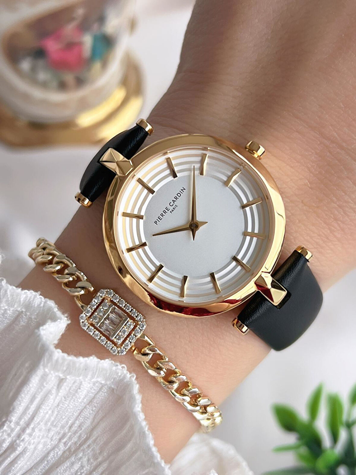 Pierre Cardin Çelik Kasa Deri Kordon 2 Yıl Garantili 3 Atm Suya Dayanıklı Kadın Kol Saati RL.M0701.1