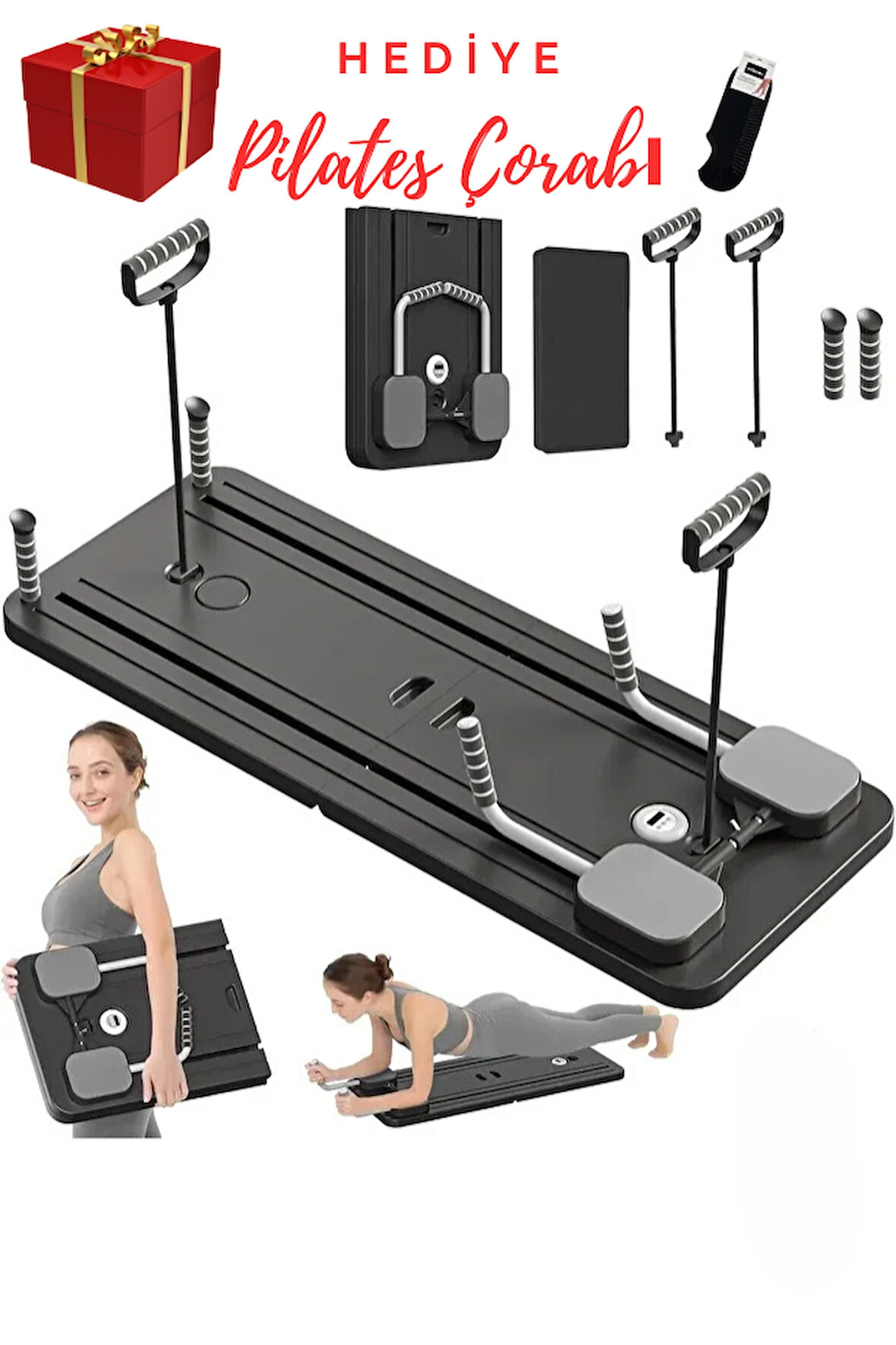Çok Fonksiyonlu Egzersiz Aleti Pilates Reformer, Ev Tipi Pilates İstasyonu, Pilates Aleti