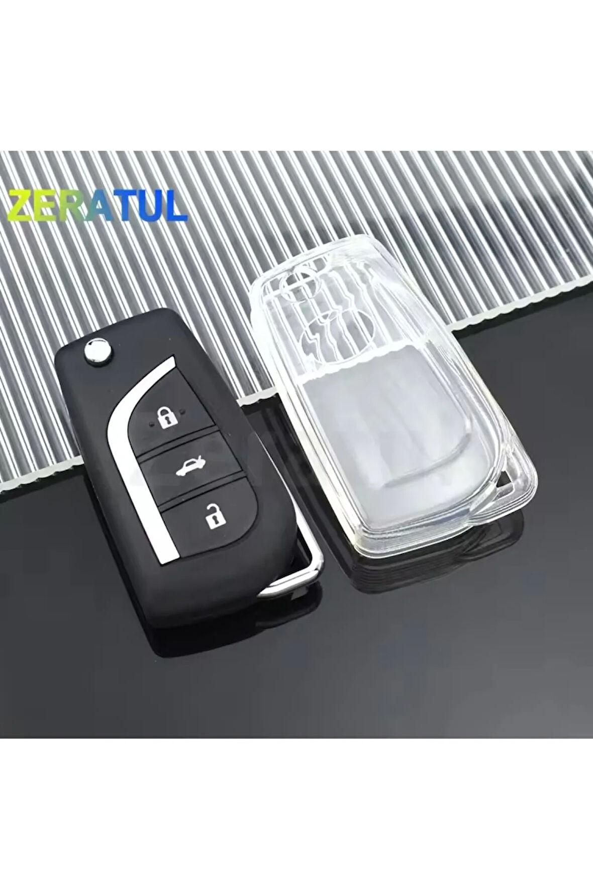 Toyota CHR Şeffaf Anahtar Kılıfı