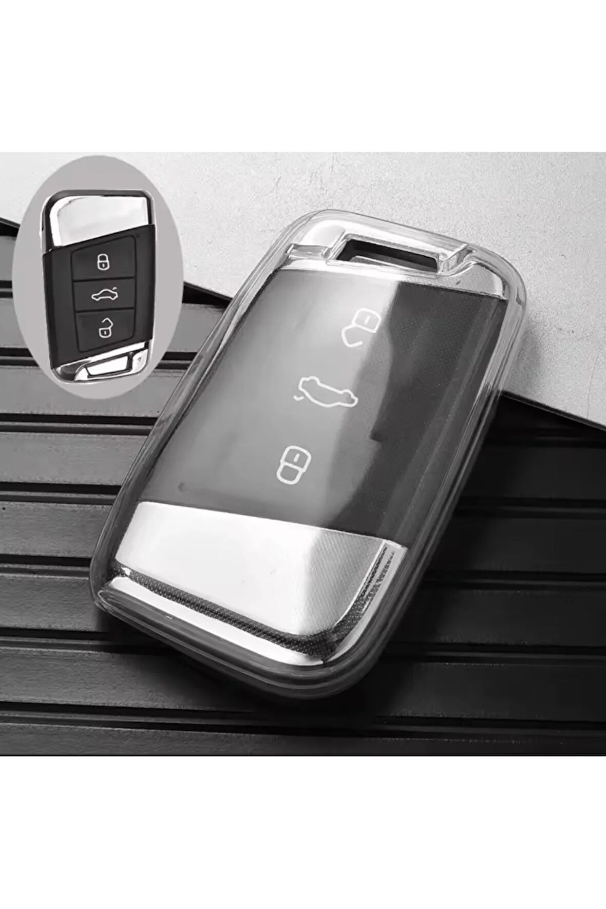 Seat Tarraco Şeffaf Anahtar Kılıfı