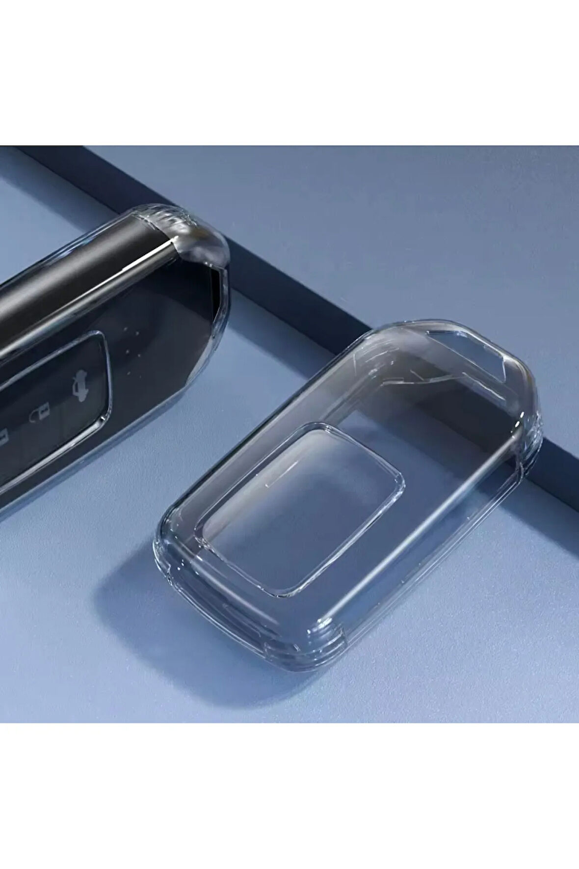 CR-V Exclusive Anahtarsız Çalıştırma Şeffaf-Füme Anahtar Kılıfı