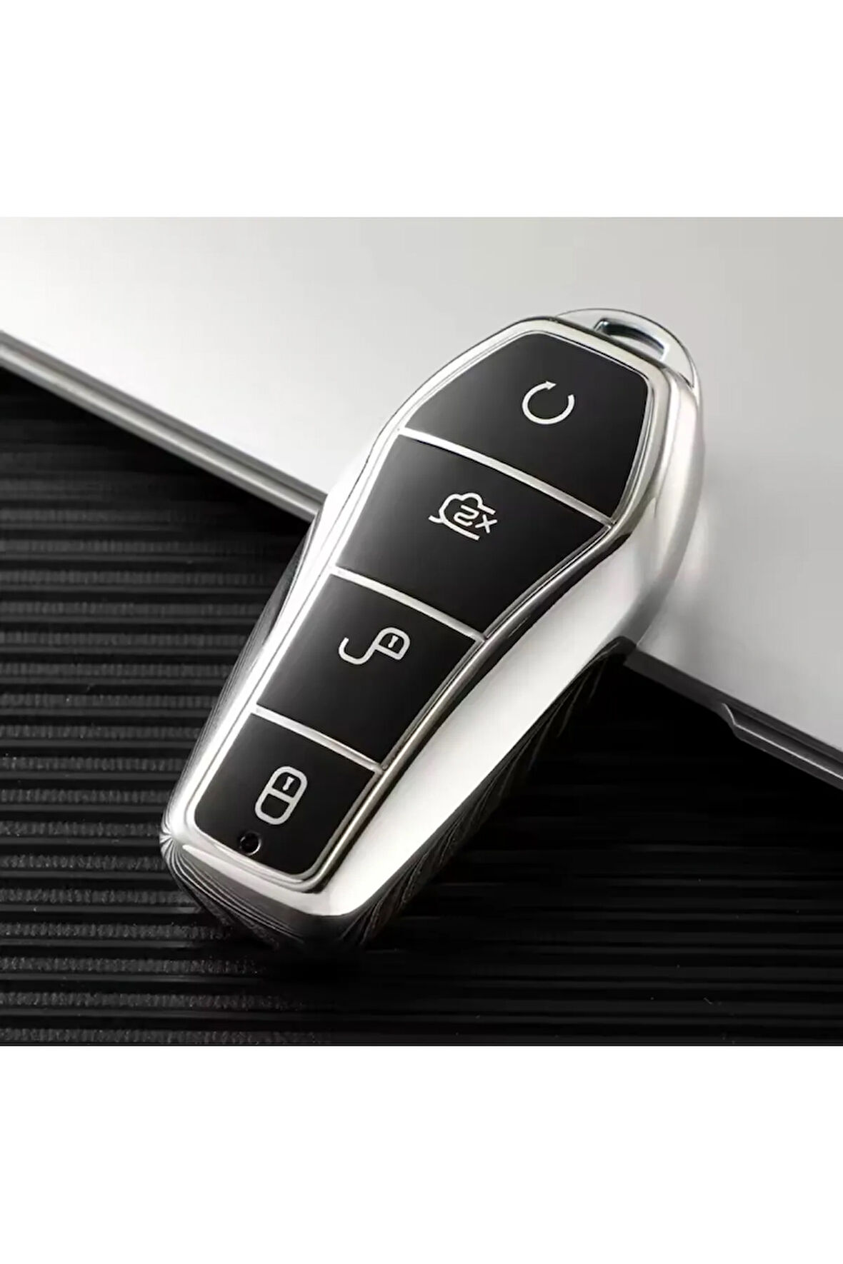 BYD Seal Siyah-Silver Ananhar Kılıfı