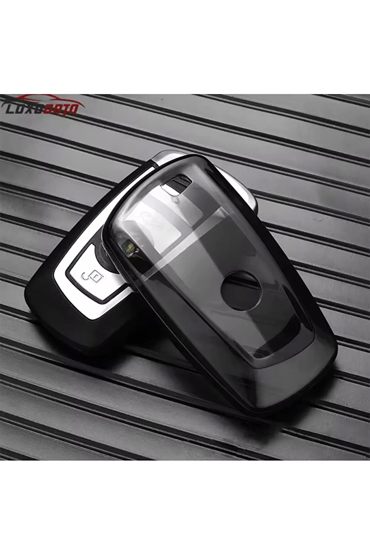 Bmw 5 Serisi F10 Şeffaf-Füme Anahtar Kılıfı