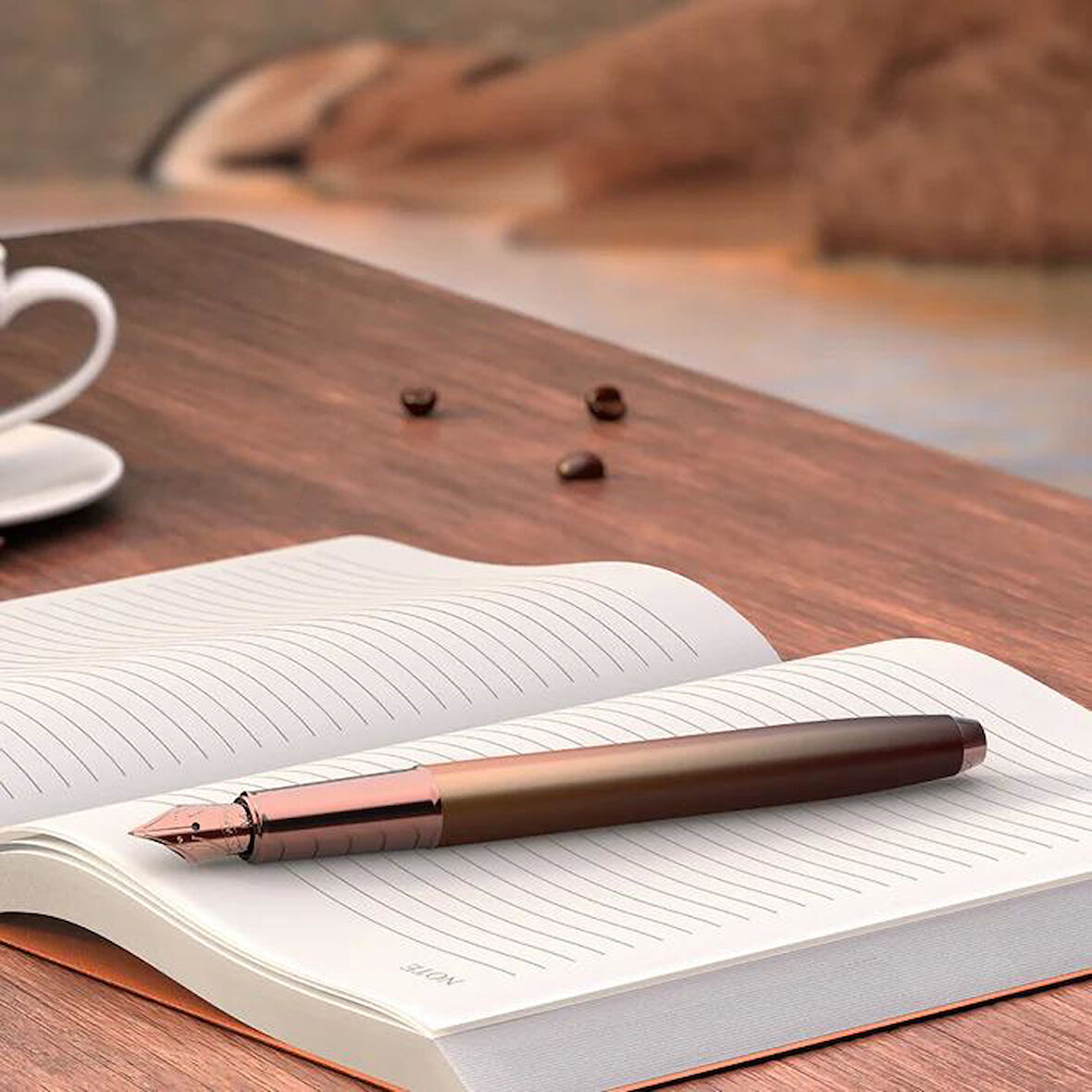 Sheaffer 100 Coffee Edition Dolma Kalem M uç Matt Brown
