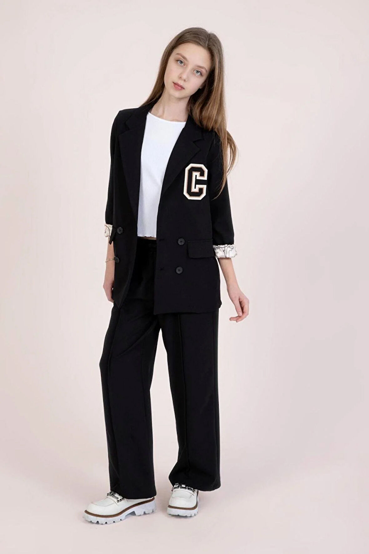 Kız Çocuk Ceket Pantolon Takım