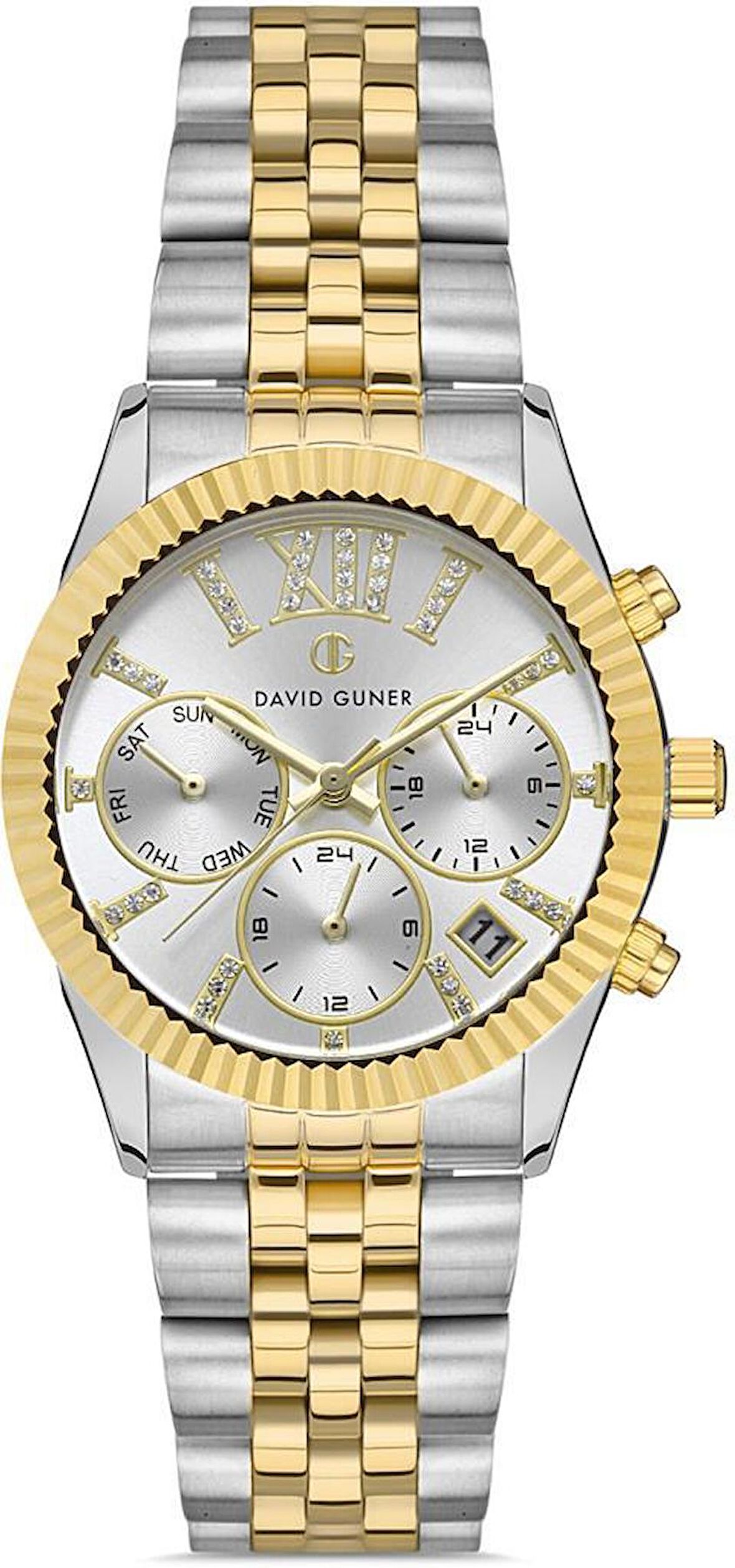 DAVID GUNER DG-8340LA-D1 ALTIN KAPLAMA Kadın KOL SAATİ