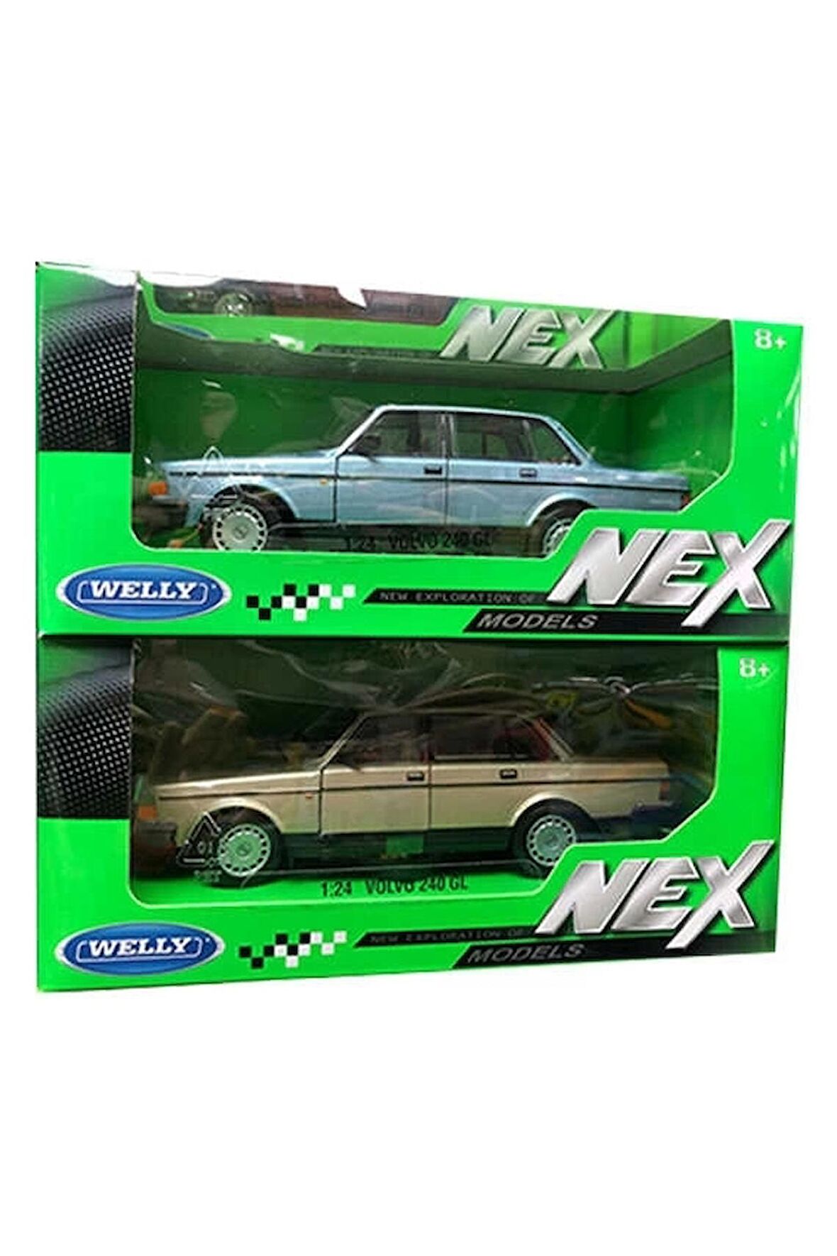 1/24 Welly NEX Volvo 240 GL Diecast Model Car