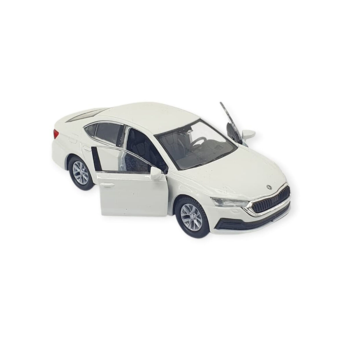 Welly 1:32 Skoda Octavia Çek Bırak -Araba - 43806 - Beyaz