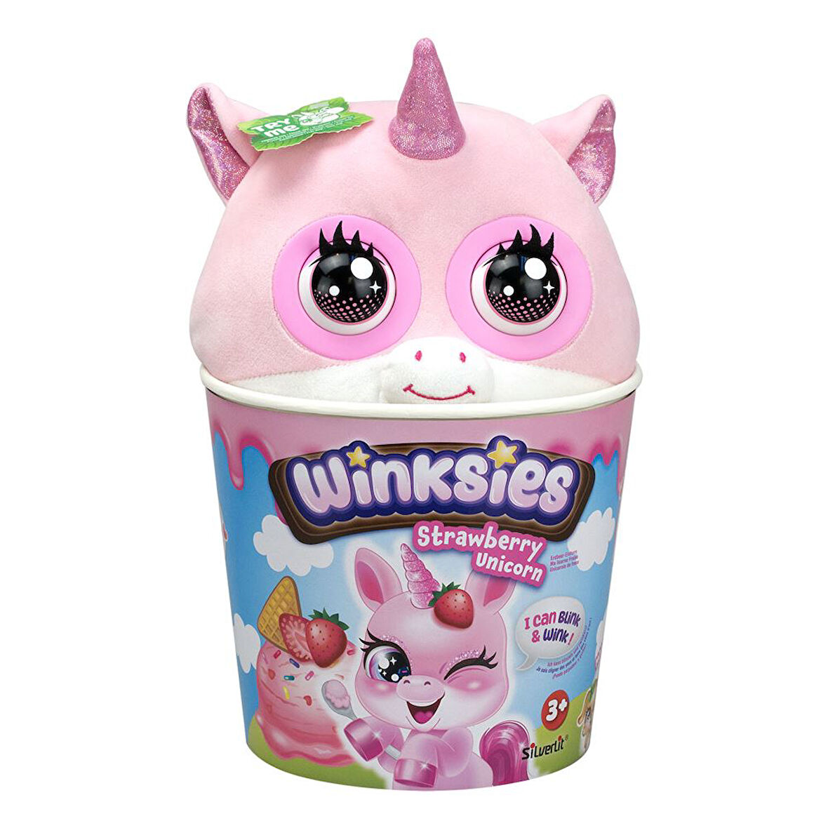 Silverlit Winksies Sevimli Hayvanlar İnteraktif 30cm Pelüş - Unicorn