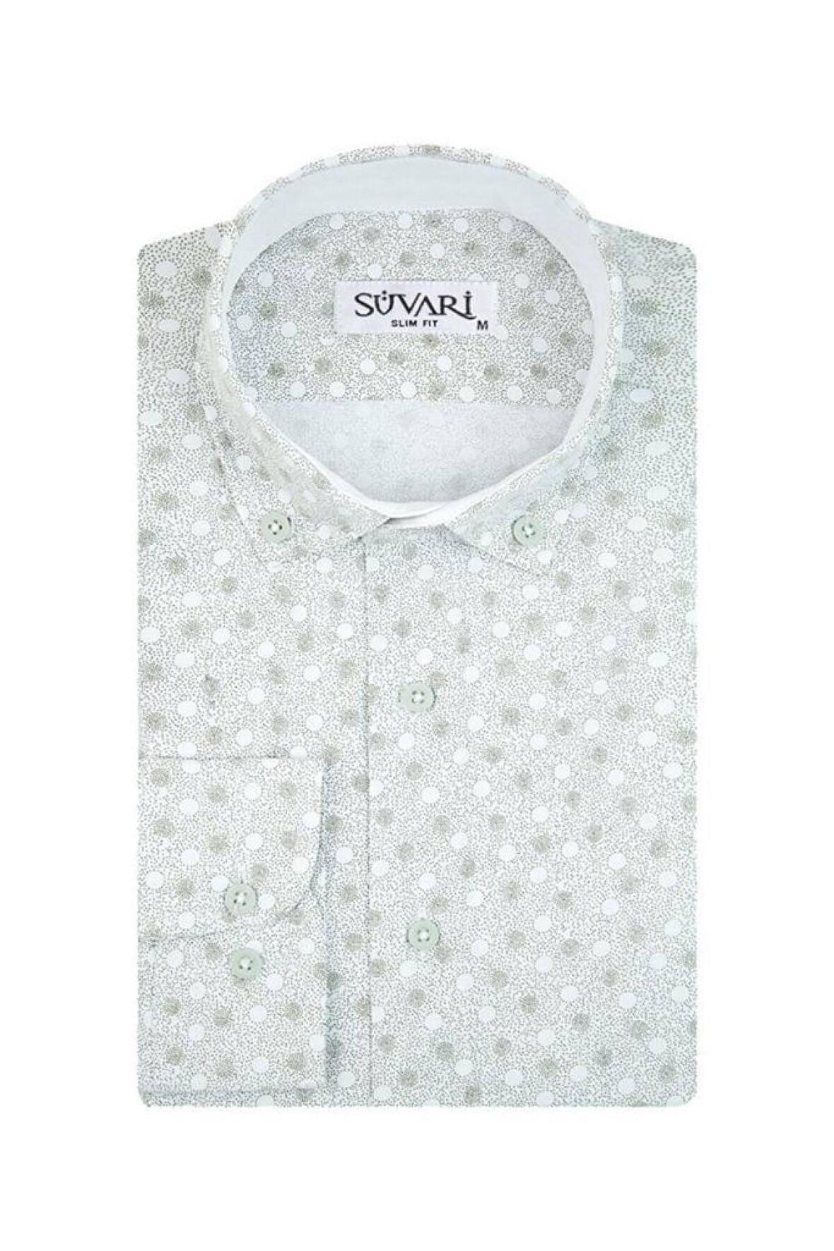 Süvari Classics Slim Fit Desenli Gömlek