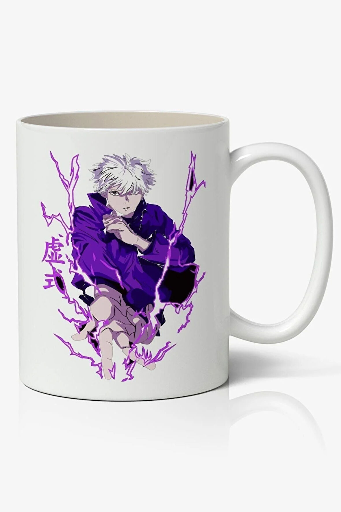 Jujutsu Kaisen Satoru Gojo Anime Baskılı Beyaz Porselen Kupa Bardak