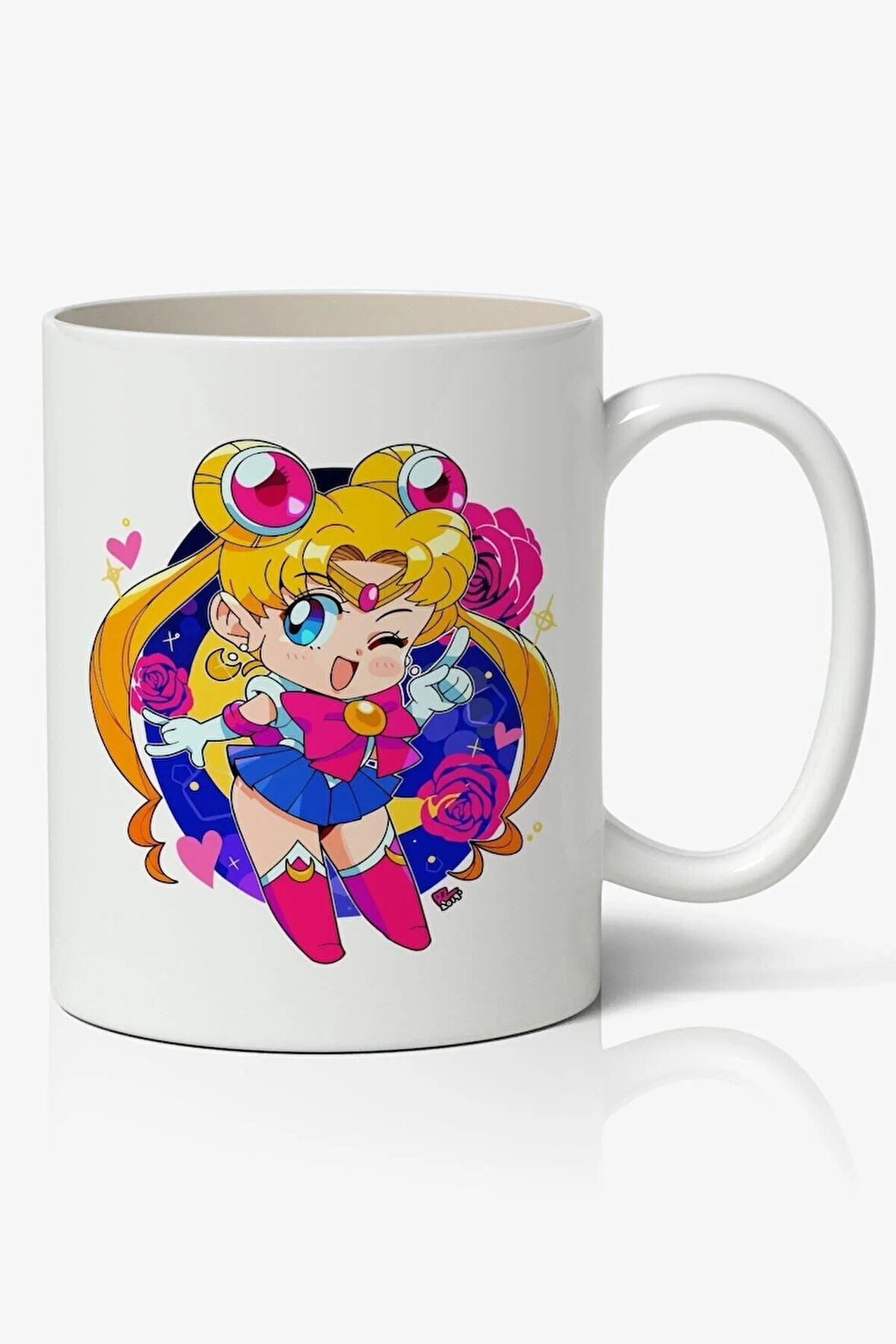 Sailor Moon Usagi Tsukino Anime Temalı Kupa Bardak - Sevgiliye Arkadaşa Hediye