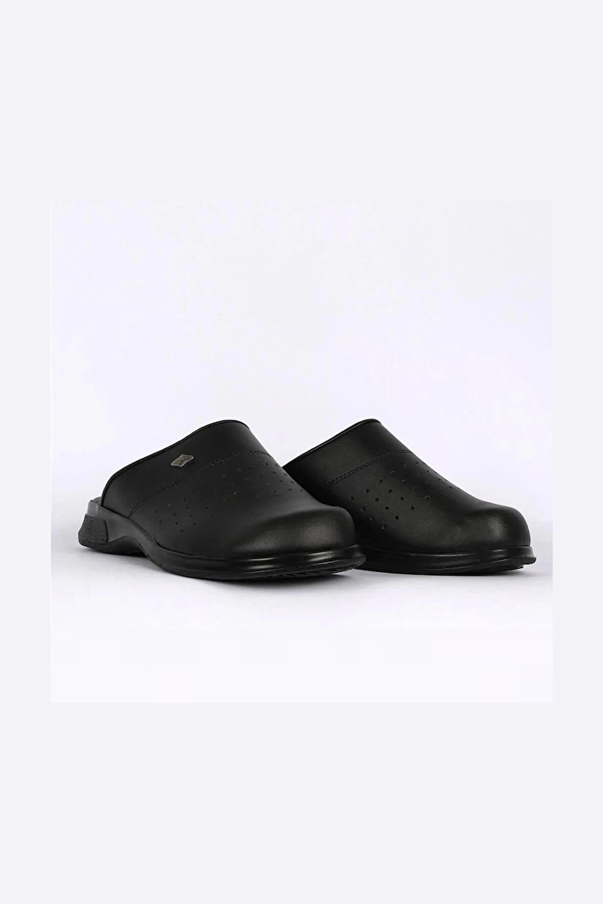 Magiacomfort MG-3001 Siyah Yarım Yakasız Sabo Terlik Ortopedik Rahat Kullanım