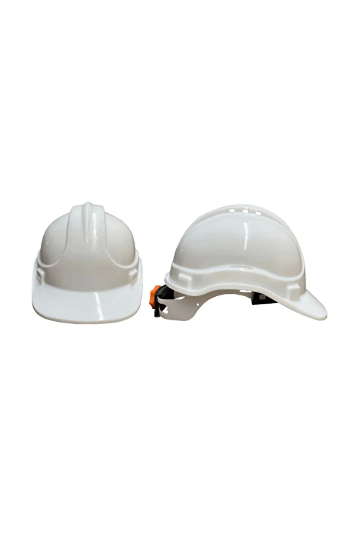 Karam KB660 Vidalı Baret Beyaz İş Güvenliği Başlığı Ayarlanabilir Darbe Dayanımlı Koruyucu
