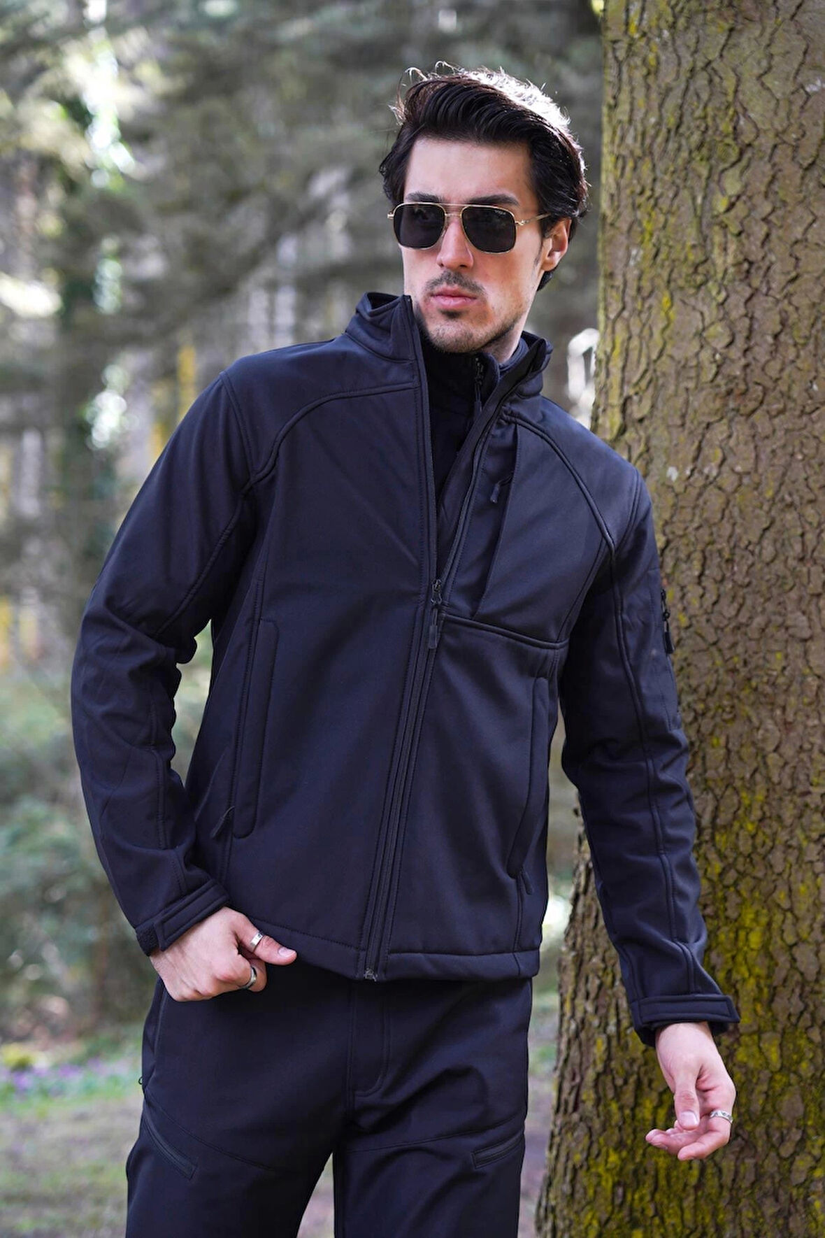 Fiyort FY81 Logan Softshell Mont Su Geçirmez Rüzgar Korumalı, Dayanıklı Erkek Ceket