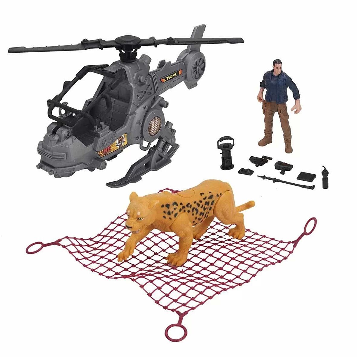 Wild Quest Leopar Kurtarma Oyun Seti