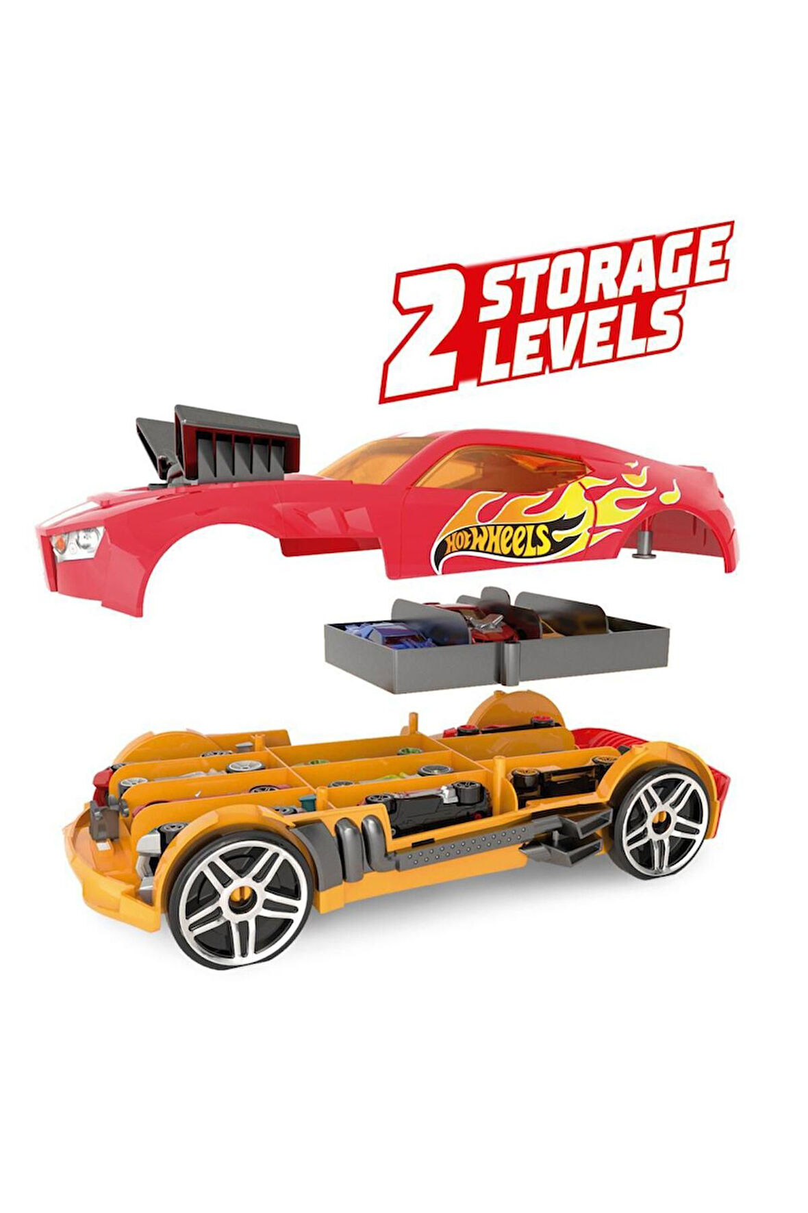 Race N' Haul 2'si 1 Arada Saklama Kutusu HWCC15R