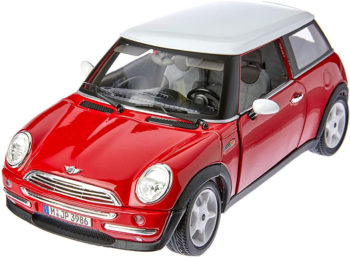 1:18 Mini Cooper 2001 Kırmızı Model Araba