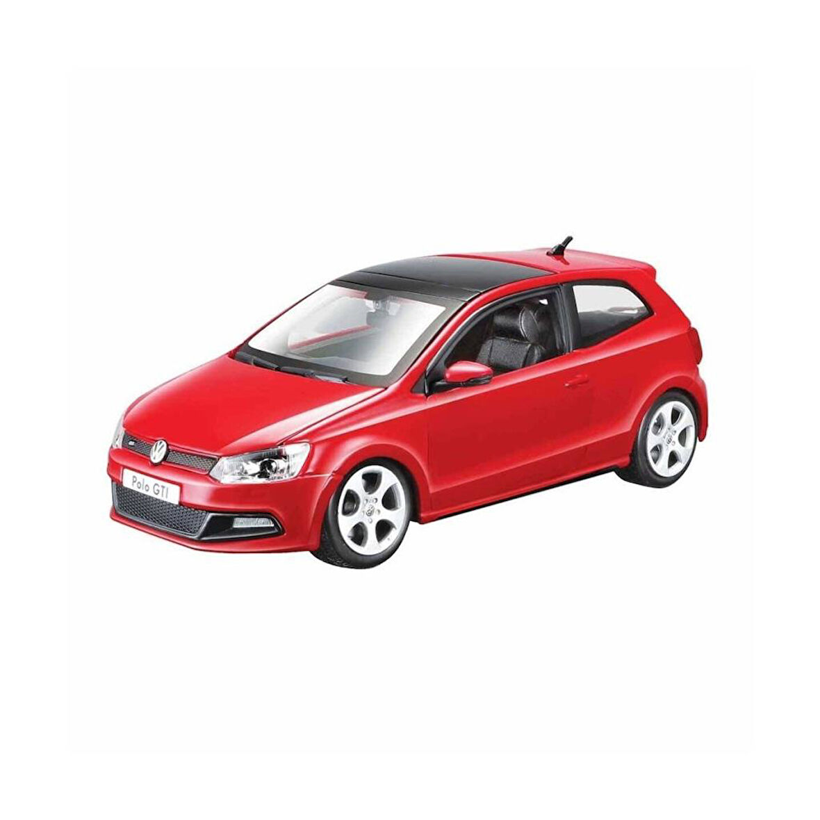 21059 Burago 1:24 Volkswagen Polo GTI Mark 5 KIRMIZI Model Araba