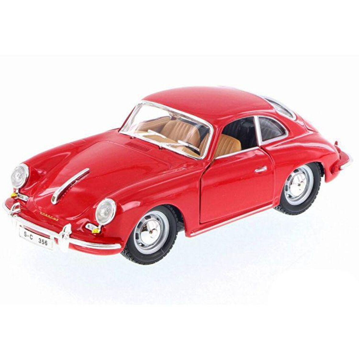 1:24 Burago Porsche 356 B Coupe 1961 Beyaz