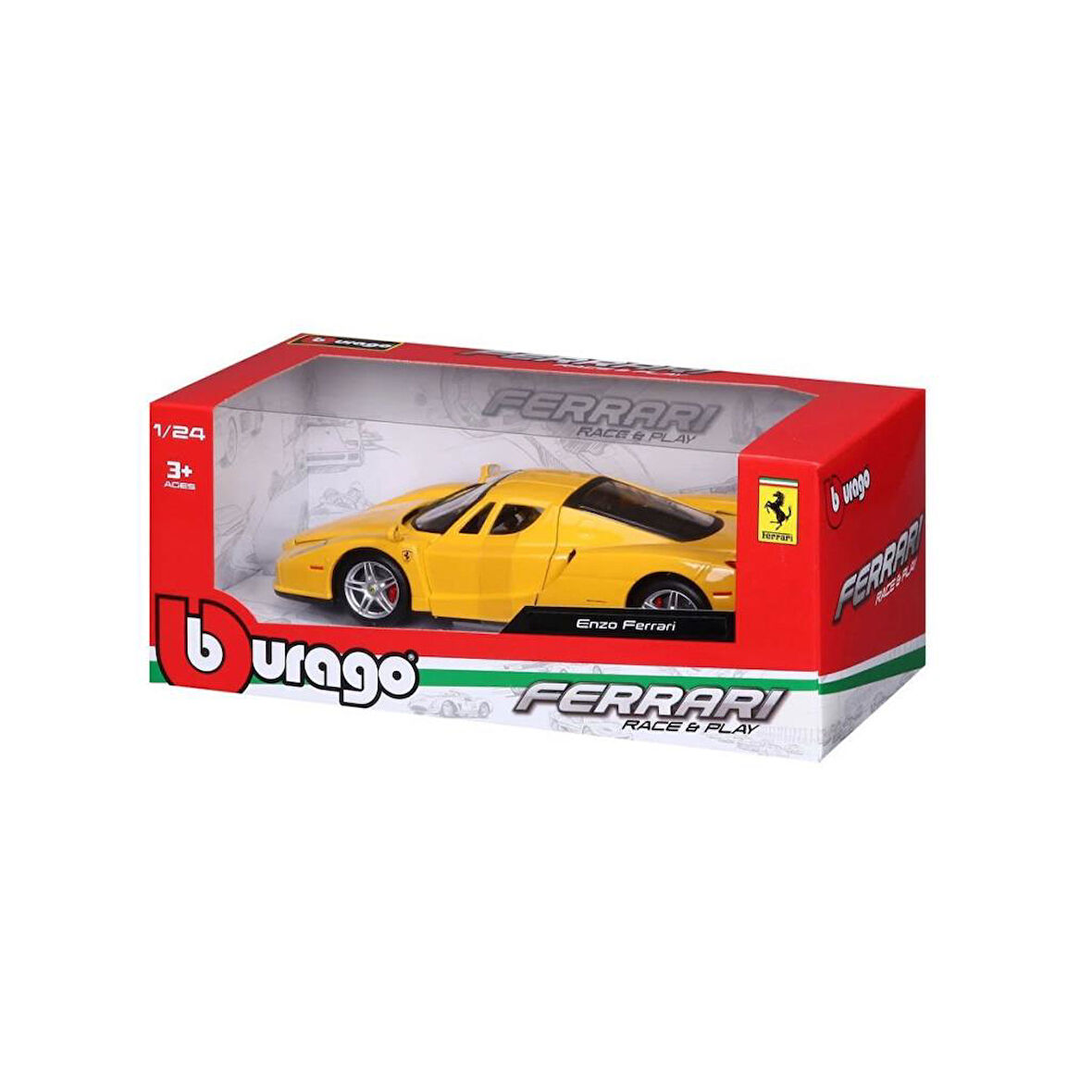 26006  Burago Enzo Ferrari 1:24 Model Araba -Sunman