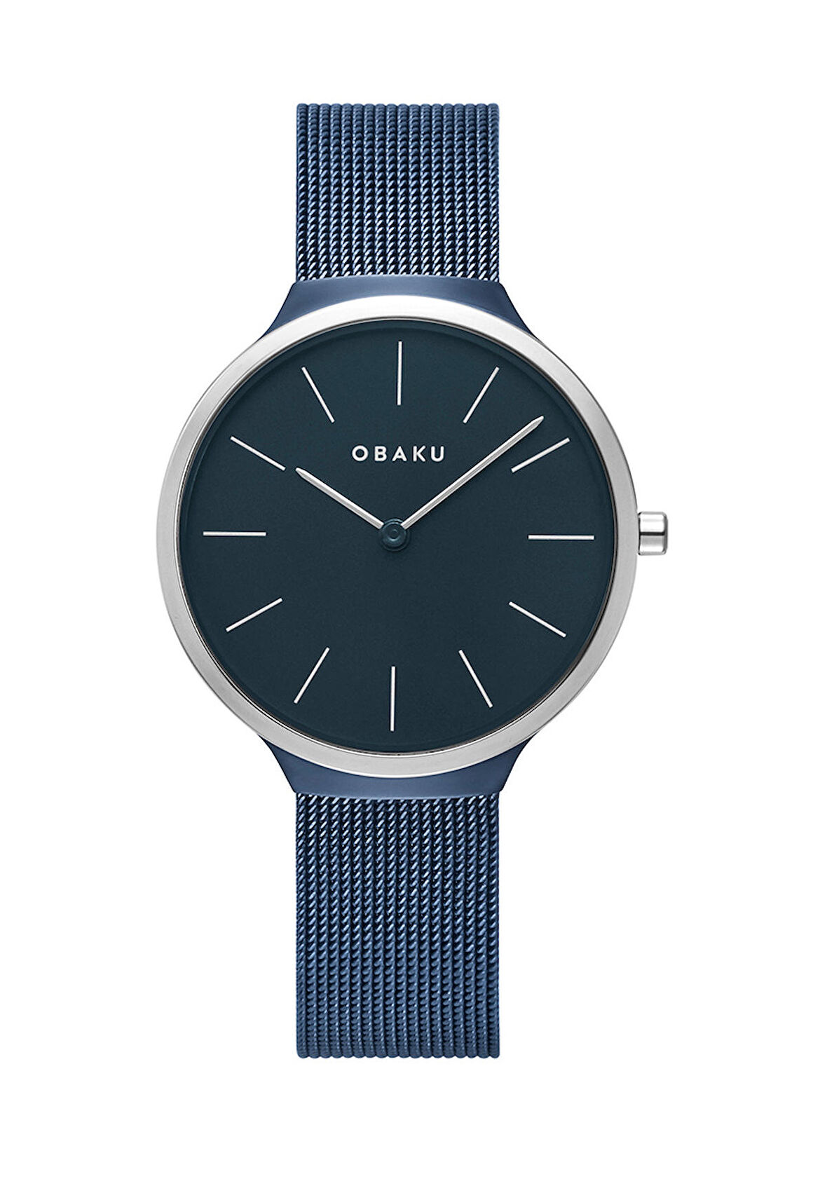 Obaku Denmark V240LXHLML Quartz Hasır Lacivert Safir Cam 32 mm Kadın Kol Saati