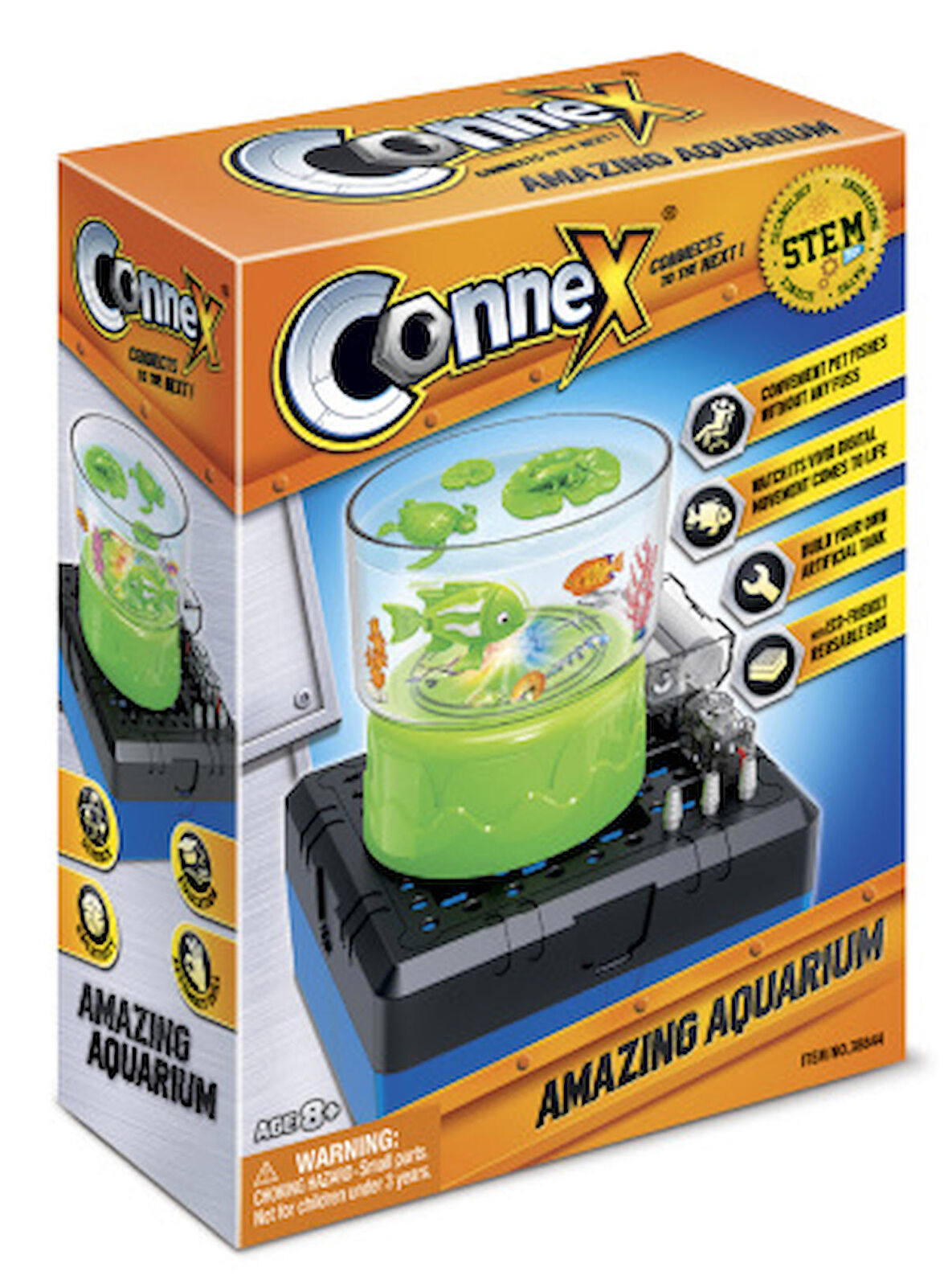 Amazing Toys EĞİTİCİ OYUNCAK CONNEX ŞAŞIRTICI AKVARYUM-BİLİMSEL EĞİTİM SETİ