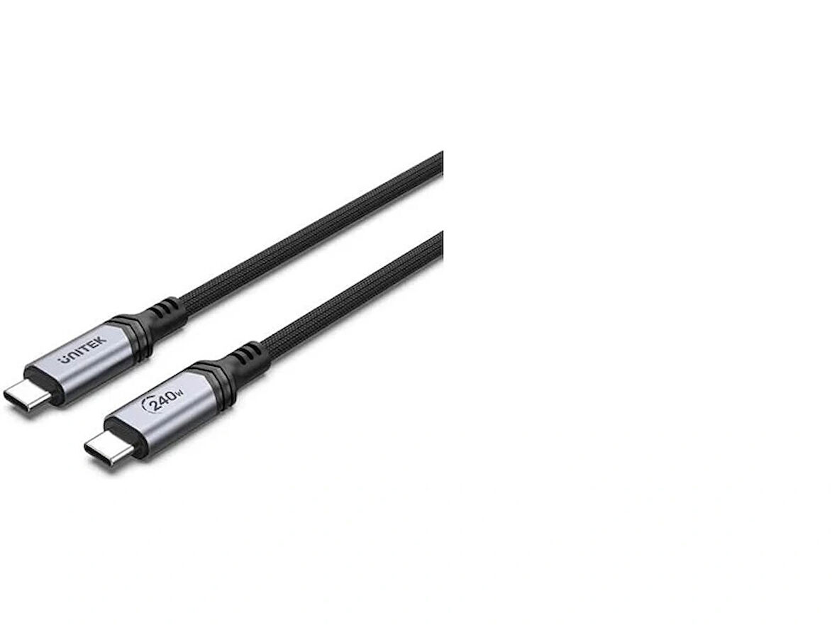 UNITEK TYPE-C TO TYPE-C 2 METRE 240W HIZLI SARJ KABLO (C14110GY-2M)