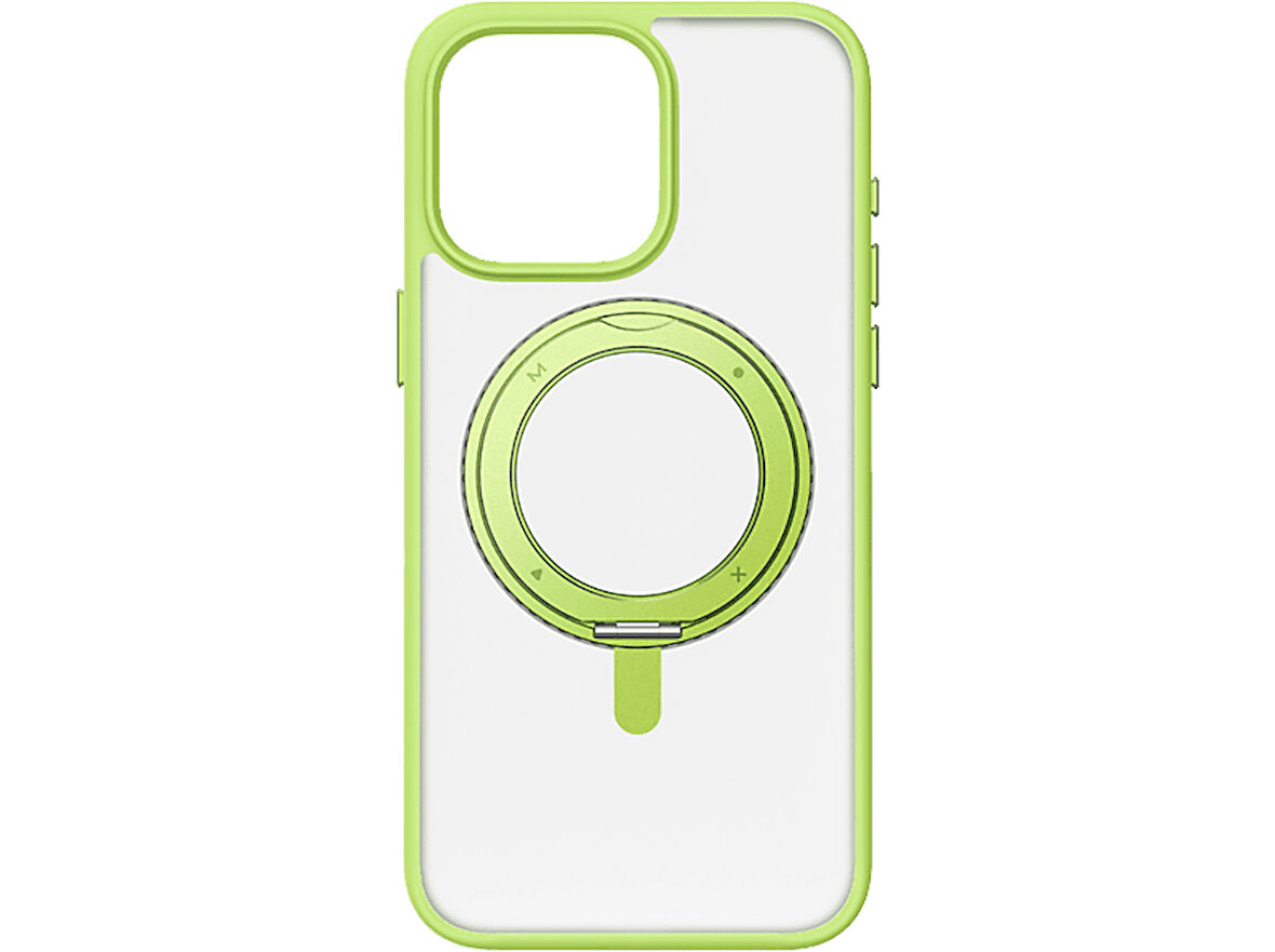 MOMAX MRAP23XLG iPhone 15 Pro Max Magsafe Kılıf Yeşil