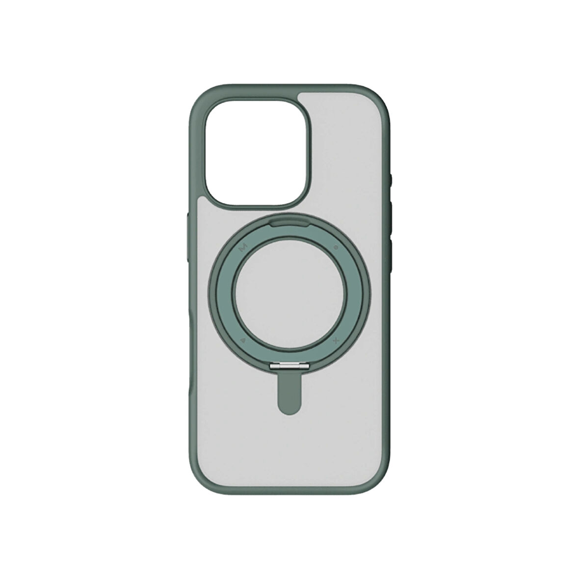 Momax Roller CaseForm iPhone 16 Pro Uyumlu Magsafe Kılıf Yeşil