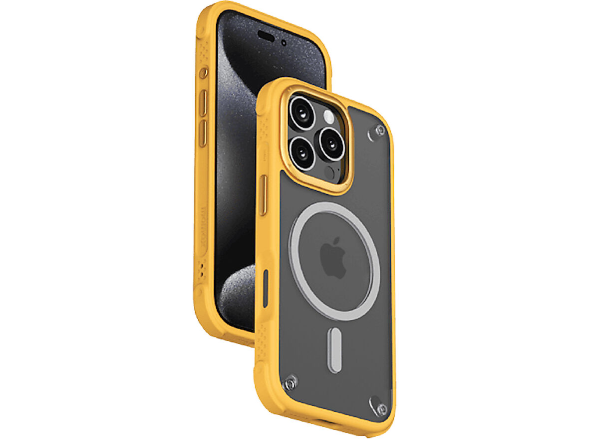 MOMAX MUAP24MY AiR CaseForm Magnetic Case iPhone 16 Pro Telefon Kılıfı Sarı