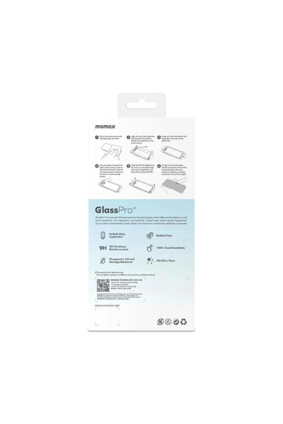 Momax Glass Pro+ Ultra Class 3d Ekran Koruyucu 16 Pro Kırılmaz Cam