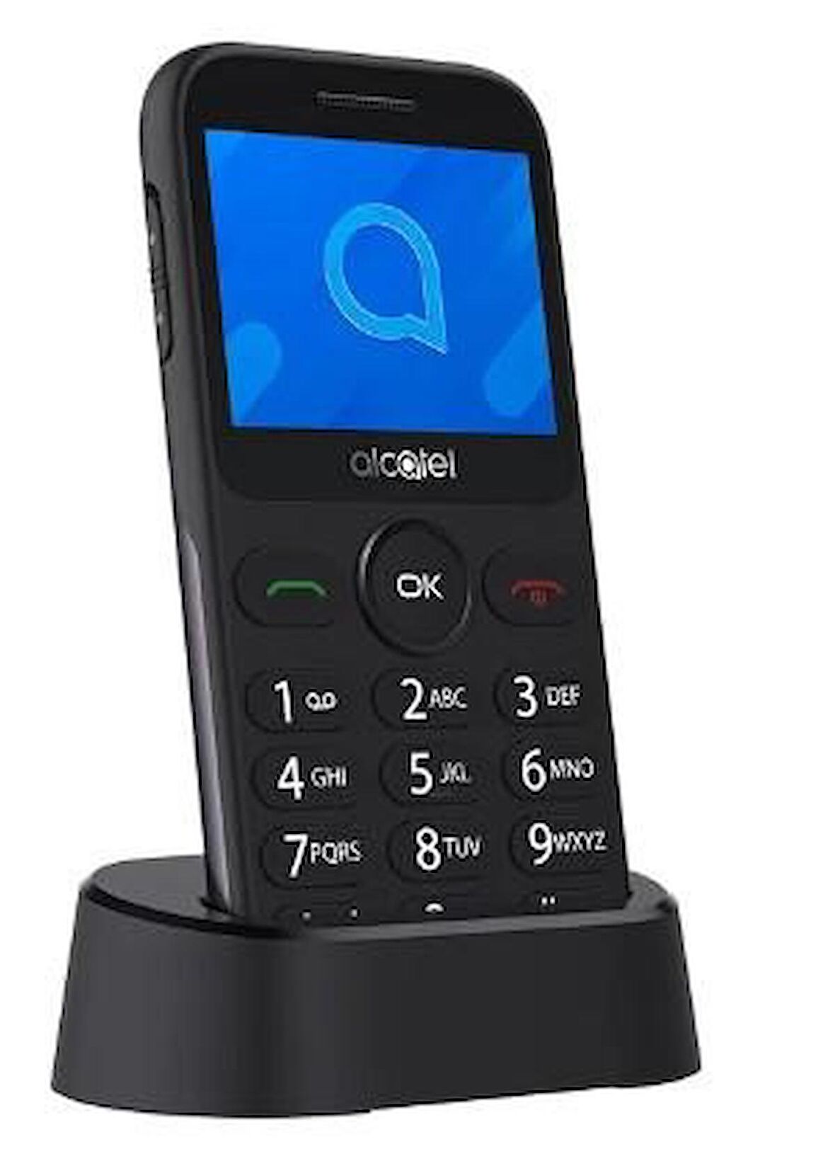 Alcatel 2019G Siyah 8 MB Ram 2.4 İnç 2 MP Tuşlu Telefon