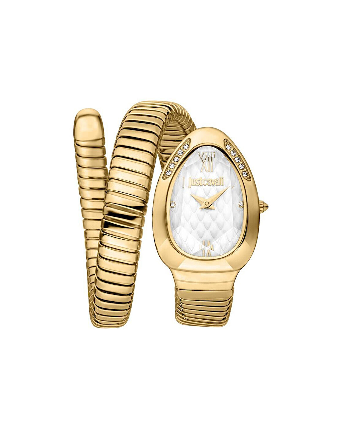 JUST CAVALLİ GOLD RENK ZARİF ŞIK KADIN KOL SAATİ