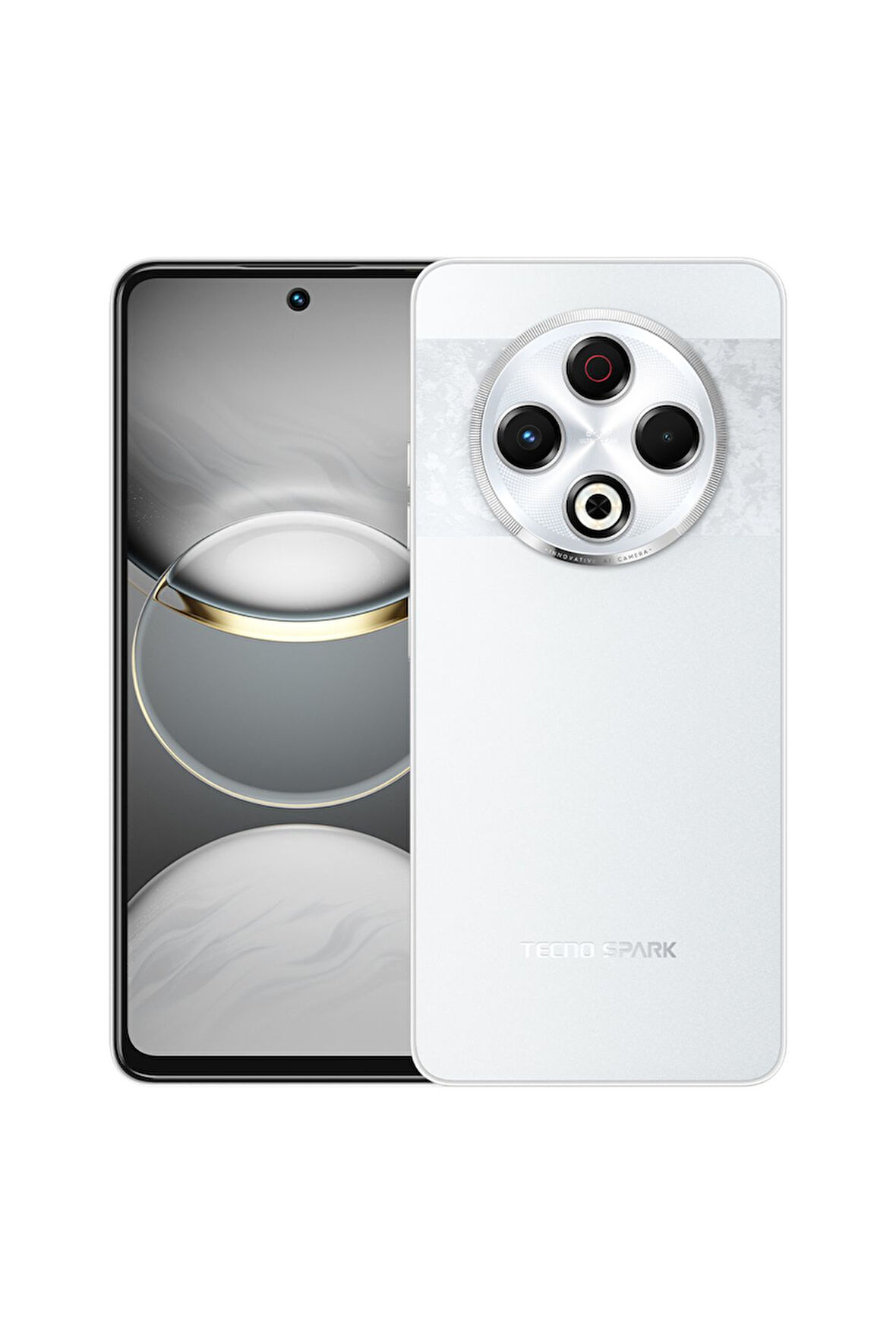 Spark 30 KL6 8/128 Astral Buz Beyaz (TECNO Türkiye Garantili)
