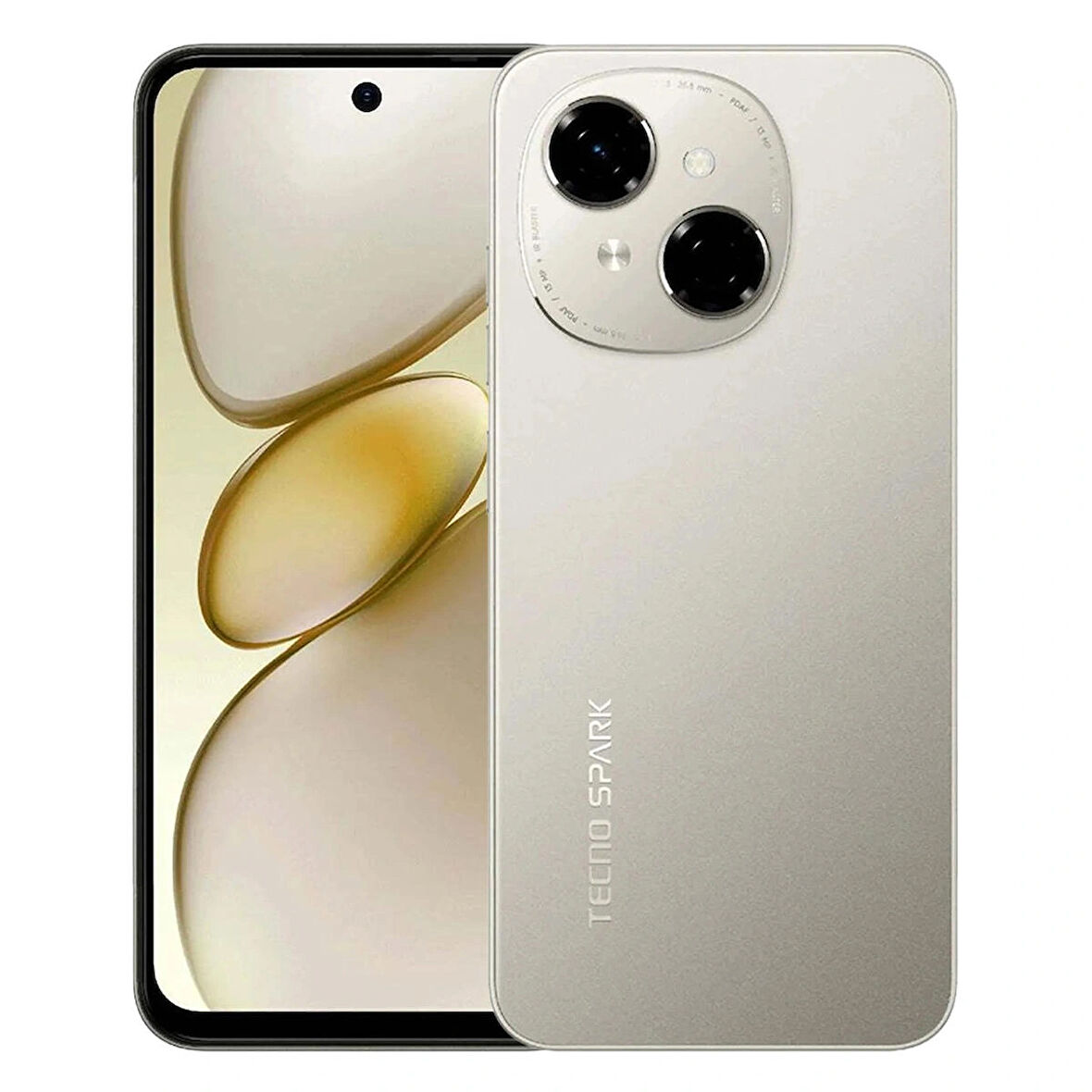Tecno Mobıle Spark Go 4+128 GB Titanium Gold