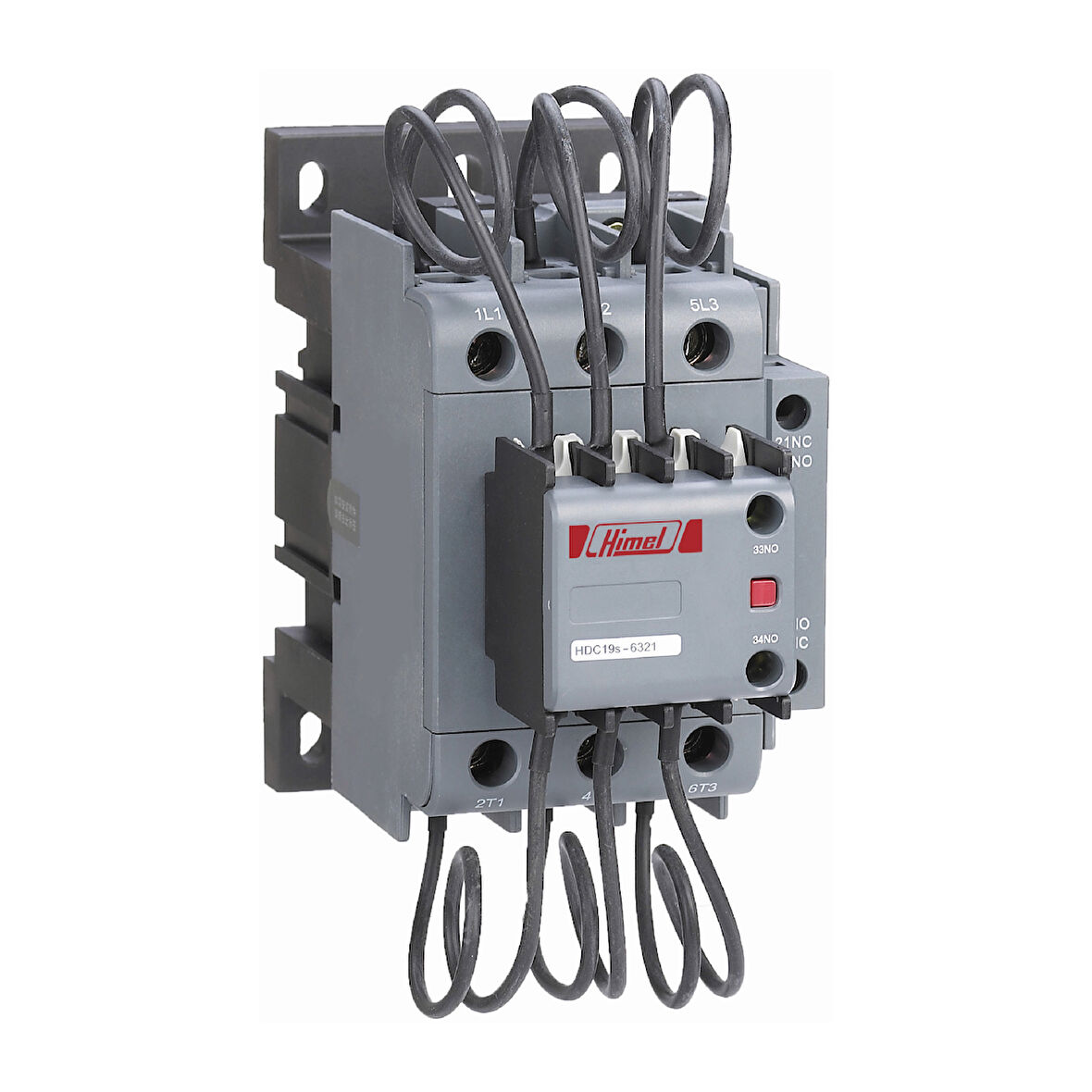 Himel HDC19S9521M7 3x95A Kompanzasyon Kontaktörü 2NO+1NC 220V AC