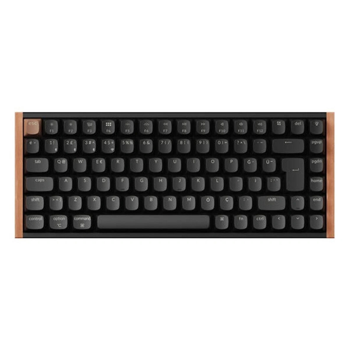 Keychron K2 HE Special Edition Siyah %75 Gateron Magnetic Nebula Manyetik Switch Hall Effect RGB Kablosuz Hotswap Mekanik Gaming Klavye (K2H-F1-TR)