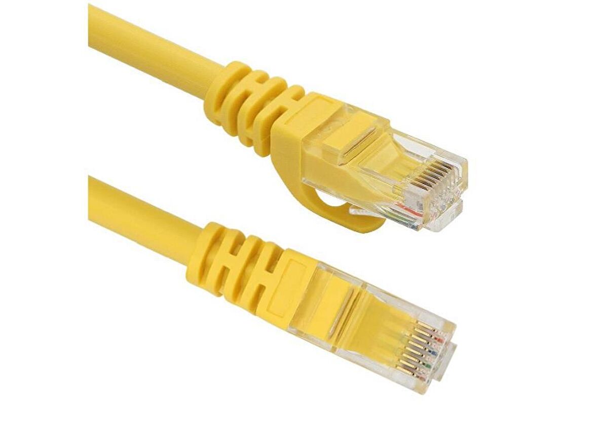 Vcom NP611B-Y-1.0 Cat6 1.0MT Sarı Utp Patch Kablo