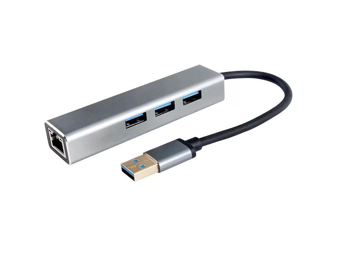 Vcom Dh312A Usb 3.0 To Usb3.0 3+Rj45 Çoklayıcı / Vcom