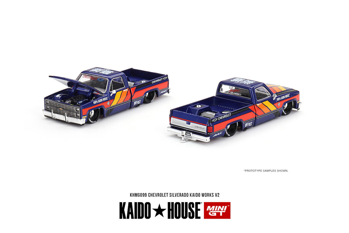 Mini GT Kaido House Chevrolet Silverado KAIDO WORKS V2 099