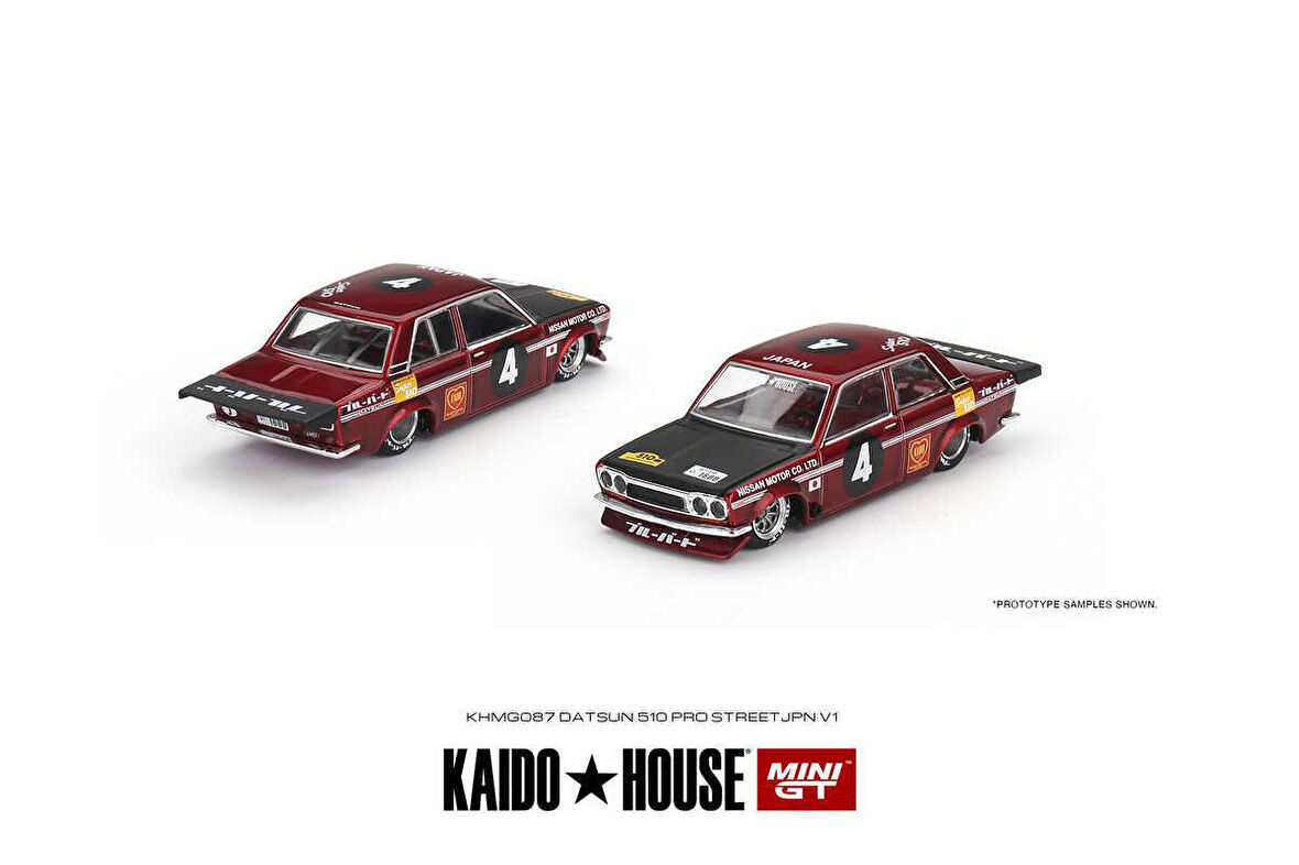 Mini GT Kaido House Datsun 510 Pro Street JPN V1 - 087