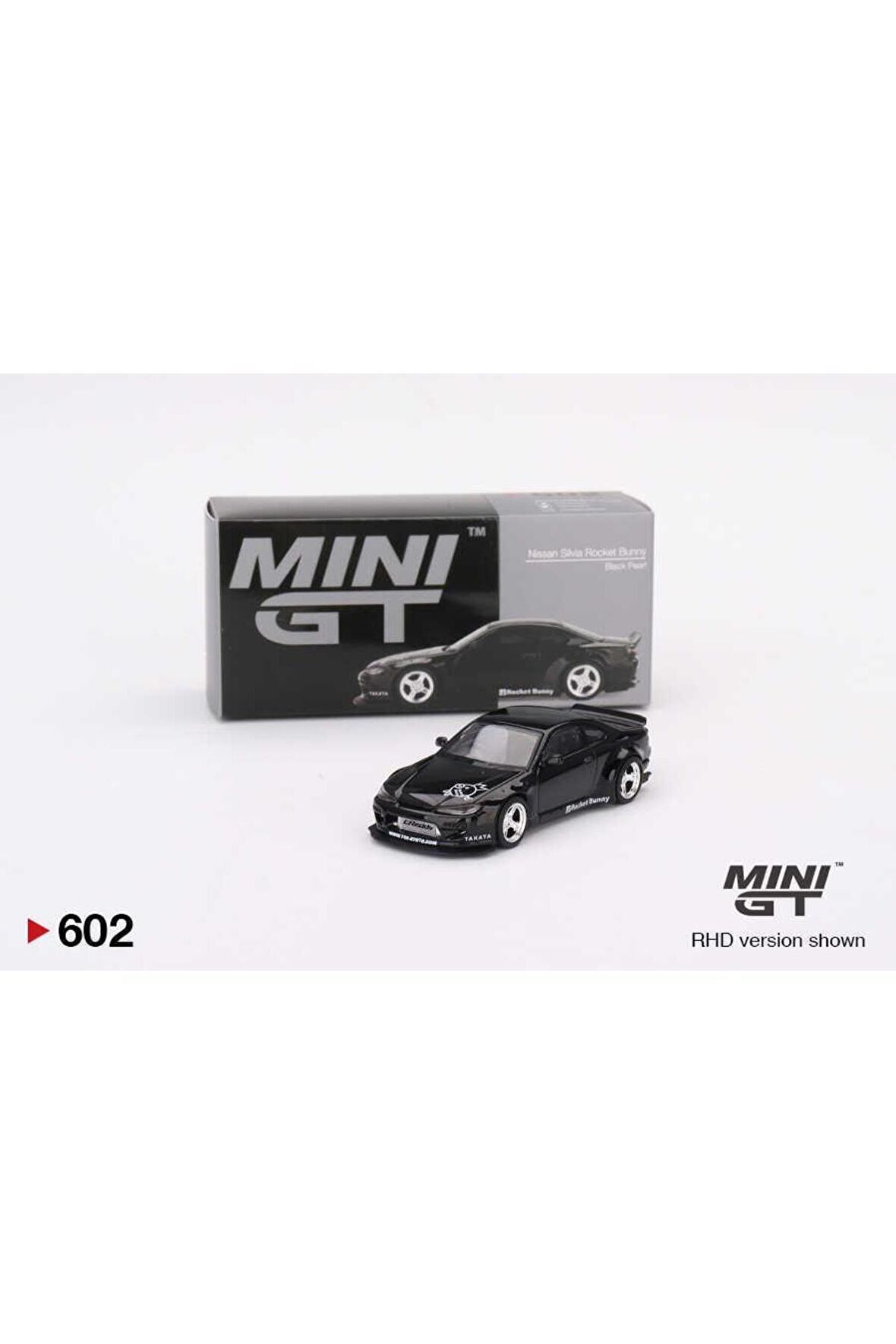 Mini GT 602 Nissan Silvia (S15) Rocket Bunny Black Pearl - 602