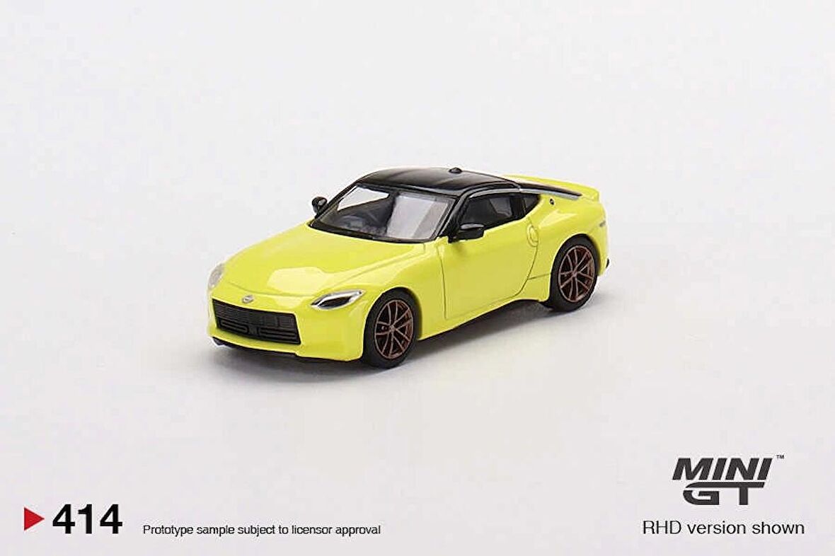 Mini GT Nissan Fairlady Z Proto Spec 2023 Ikazuchi Yellow MGT00414