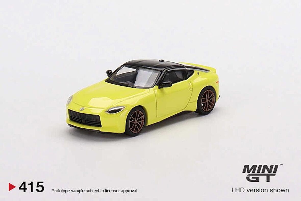 Mini GT Nissan Z Proto Spec 2023 Ikazuchi Yellow MGT00415