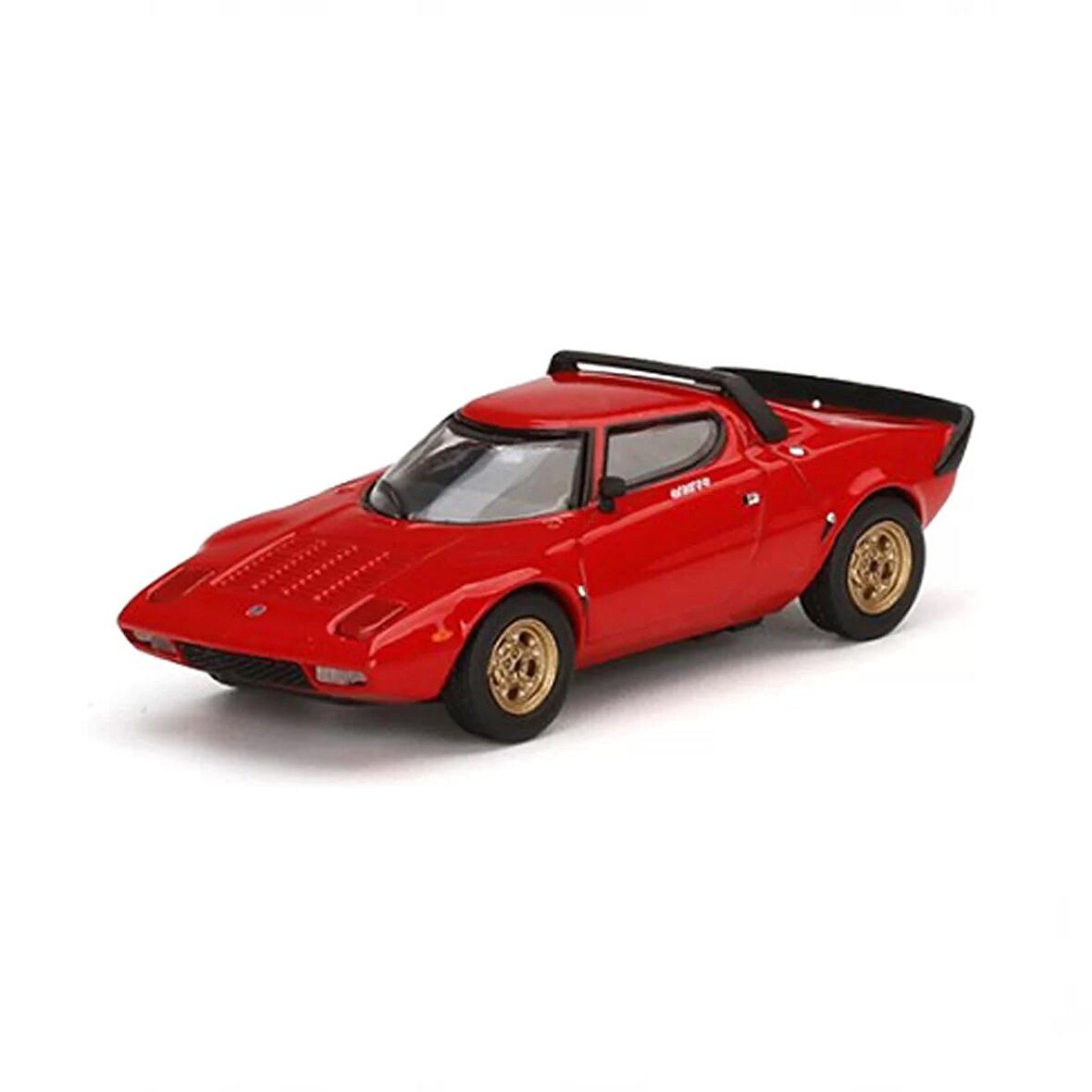 Mini GT 1:64 Lancio Stratos HF Stradale Rosso Arancio