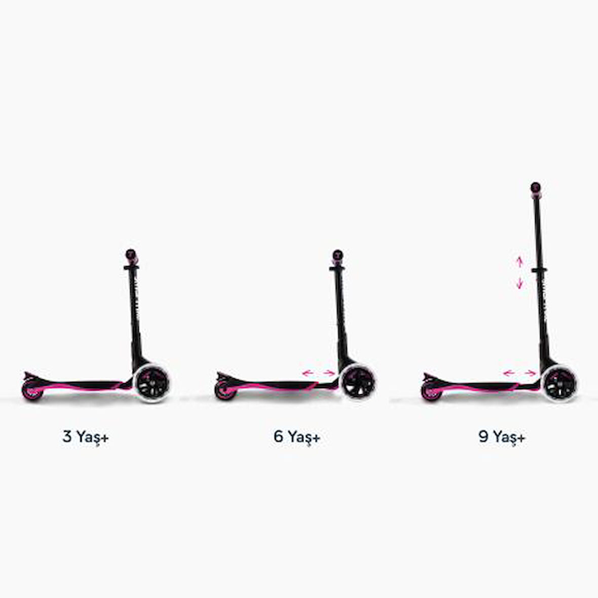 SmarTrike Xtend 3 Aşamalı Büyüyebilen Çocuk Scooterı (3-12 Yaş)